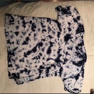 J Crew tie dyed T shirt with pocket